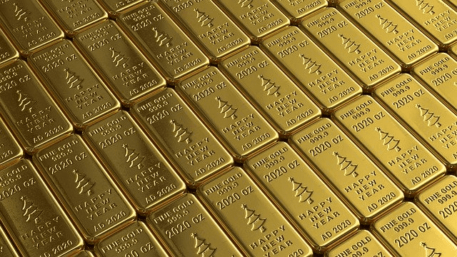 mint gold bars